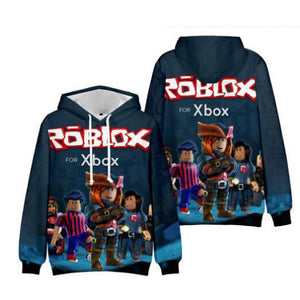 Hot Game Roblox Jumper Casual Sports Hoodie for Kids Youth Adult