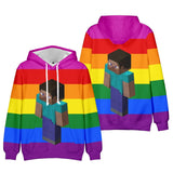 Hot Game Minecraft Jumper Casual Sports Hoodie for Kids Youth Adult