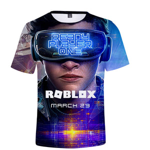 Game Roblox T-shirts Sports Summer Top Tees Xmas Birthday Gift