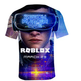 Game Roblox T-shirts Sports Summer Top Tees Xmas Birthday Gift