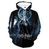 Harry Potter Lord Voldemort Hoodie 3D All Print Pullover Unisex Sweatshirt