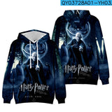 Harry Potter Lord Voldemort Hoodie 3D All Print Pullover Unisex Sweatshirt
