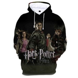 Harry Potter Hoodie 3D All Print Pullover Unisex Sweatshirt