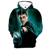 Harry Potter Hoodie 3D All Print Pullover Unisex Sweatshirt