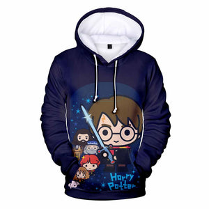 Harry Potter Gryffindor Hoodie 3D All Print Pullover Unisex Sweatshirt