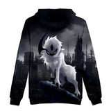 Hot Cartoon Pokemon Go Black Jumper Casual Sports Hoodies for Kids Youth Adult