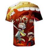 Rick and Morty Casual 3D Graphic T-shirts Unisex for Kids & Alduts