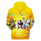 Hot Game Danganronpa Cartoon Cosplay Yellow Hoodie Pullover Sweatshirts Unisex Tracksuit Jumper