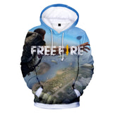 Hot Game Garena Free Fire Cosplay Hoodie Pullover Sweatshirts Unisex Tracksuit Jumper