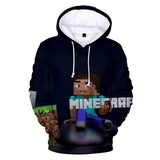 Hot Game Minecraft Unisex Jumper Casual 3D Sportswear Hoodies for Kids Teen Adult
