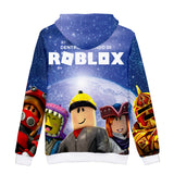 Hot Game Roblox Cosplay Jumper Casual Sports Hoodie Long Sleeve for Kids Youth Adult