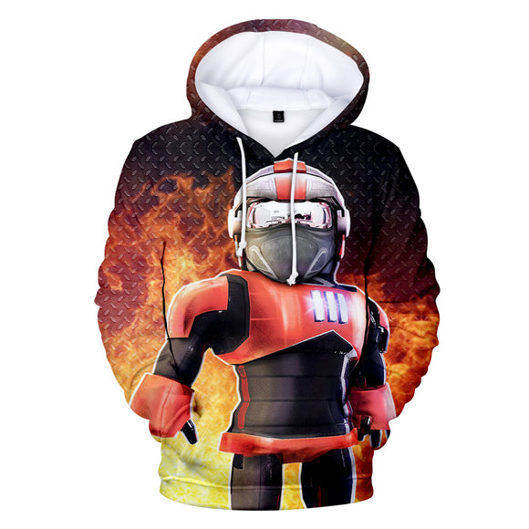 Hot Game Roblox Cosplay Orange Jumper Casual Sports Hoodie Long Sleeve for Kids Youth Adult