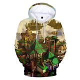 Hot Game Roblox House Cosplay Gray Jumper Casual Sports Hoodie Long Sleeve for Kids Youth Adult