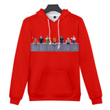 Hot Game Roblox Red Jumper Casual Sports Hoodie Long Sleeve for Kids Youth Adult