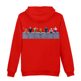Hot Game Roblox Red Jumper Casual Sports Hoodie Long Sleeve for Kids Youth Adult