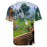 Hot Game Fortnite Green Casual Sports T-Shirts for Adult Kids