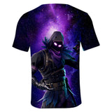 Hot Game Fortnite Raven Casual Sports T-Shirts Top for Adult Kids