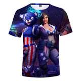 Hot Game Fortnite Casual Sports T-Shirts Top for Adult Kids