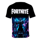 Hot Game Fortnite Season 10 X Ultima Knight Short Sleeve Black T-Shirts for Adult Kids