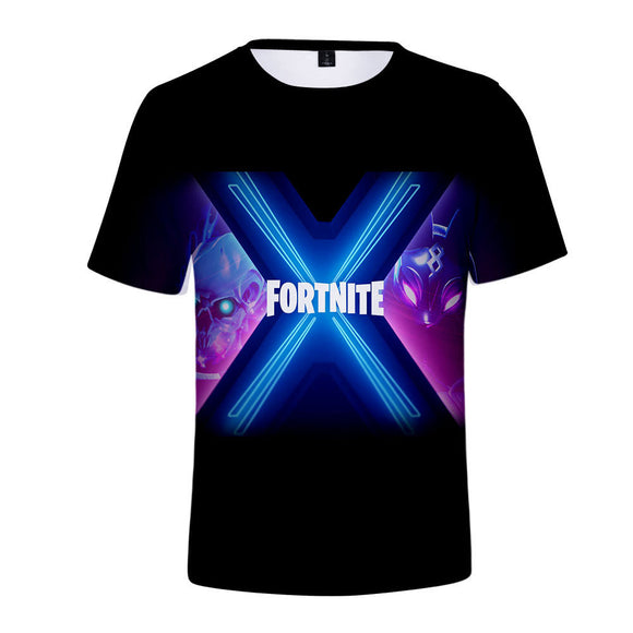 Hot Game Fortnite Season 10 Short Sleeve T-Shirts for Adult Kids