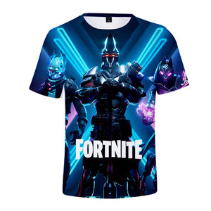 Hot Game Fortnite Season 10 Ultima Knight Short Sleeve T-Shirts for Adult Kids