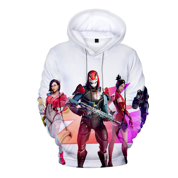 Game Fortnite Season 9 Cosplay Hooded Sweatshirt for Kids Youth Adult