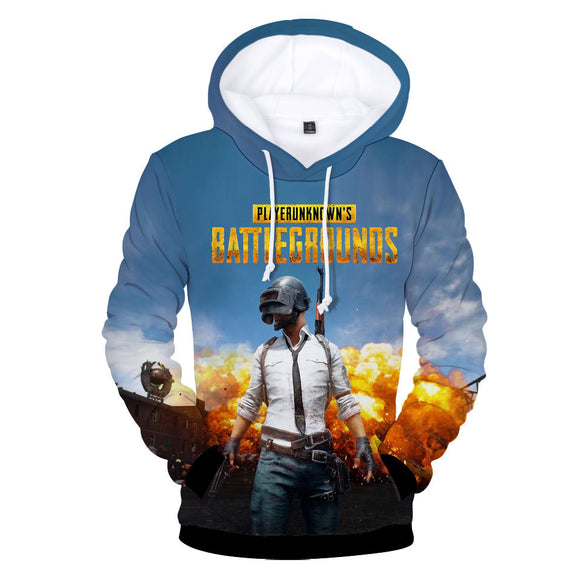 Hot Game PUBG Hooded Sweatshirt 3D Printed Jumper for Kids Youth Adult