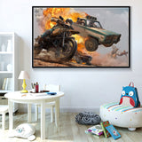 Hot Game PUBG PlayerUnknown's BattleGrounds Poster Canvas Print