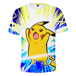 Hot Game Pokemon Go Pikachu Casual Sports T-Shirts for Adult Kids