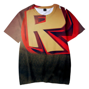 Hot Game Roblox Casual Sports Summer T-Shirts for Adult Kids
