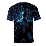 Hot Movie Spiderman Casual Sports T-Shirts for Adult Kids