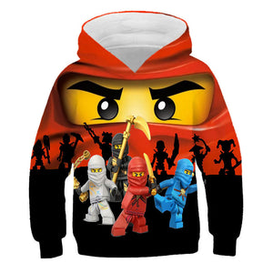 Lego Ninjago Hoodie 3D All Print Pullover Sweatshirt Unisex