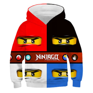 Lego Ninjago Hoodie 3D All Print Pullover Sweatshirt Unisex