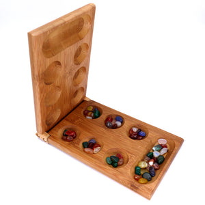 Folding Mancala Bamboo Board Games