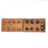 Folding Mancala Bamboo Board Games