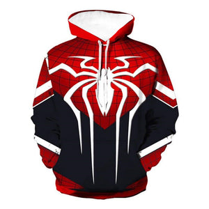 Marvel Spider-man Hoodie 3D All Over Print Pullover Hoody Sweatshirt