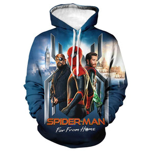 Marvel Spider-man Hoodie 3D All Over Print Pullover Hoody Sweatshirt