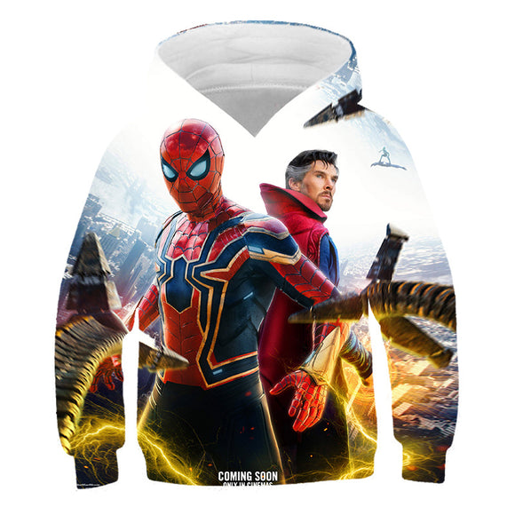 Spider-man Hoodie 3D All Over Print Pullover Hoody Sweatshirt