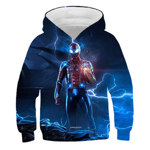 Spider-man Hoodie 3D All Over Print Pullover Hoody Sweatshirt