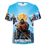 Hot Game Fortnite 3D Printed Casual Sports T-Shirts Summer Top for Adult Kids