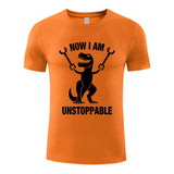 Funny Video Game T-Shirt Now I Am Unstoppable Graphic Novelty Summer Tee