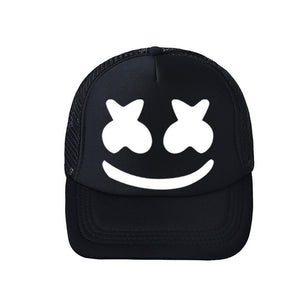 DJ Mashmello Print Hat Adjustable Snapback Mesh Baseball Cap