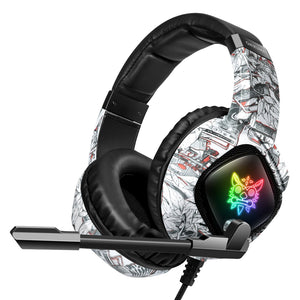 ONIKUMA K19 Camouflage Wired Gaming Heaset PS4 PC Gamer Stereo Headphones