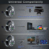 ONIKUMA K8 Wired Stereo Gaming Headphones for PS4 XBox Laptop Tablet PC
