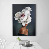Poetry Abstract Flower Feather Wall Art Prints Canvas Poster