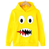 Unisex Rainbow Friends Smile Pullover Cotton Casual Hoodie