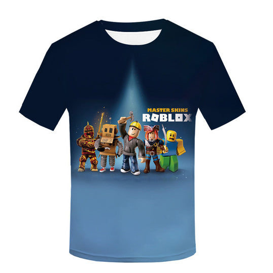 Game Roblox T-shirts Sports Summer Top Tees Unisex for Kids & Adults