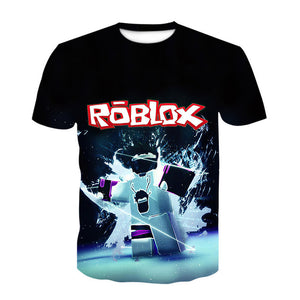 Game Roblox T-shirts Sports Summer Top Tees Unisex for Kids & Adults