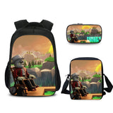 3 Packs Game Roblox Casual Backpack + Shoulder Bag + Pencil Bag