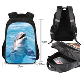 3 Packs Game Roblox Casual Backpack + Shoulder Bag + Pencil Bag